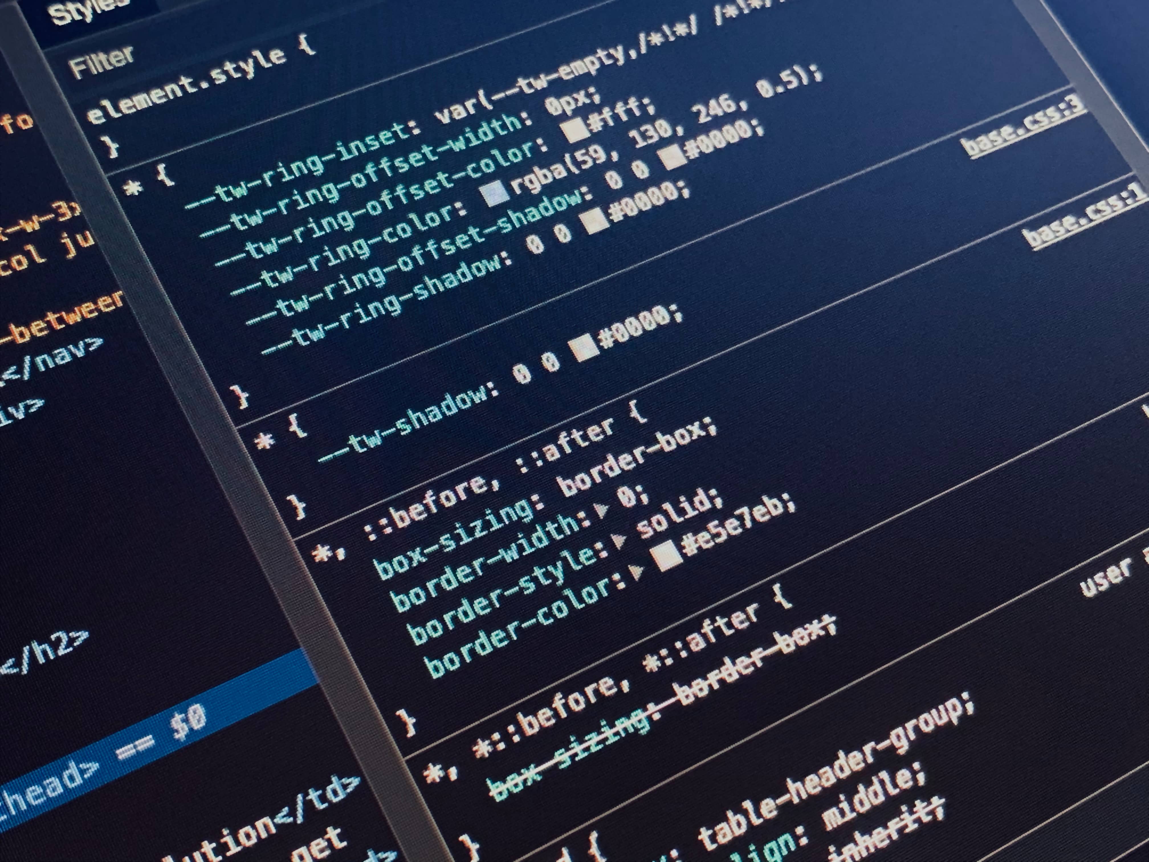 How to style a modern web application